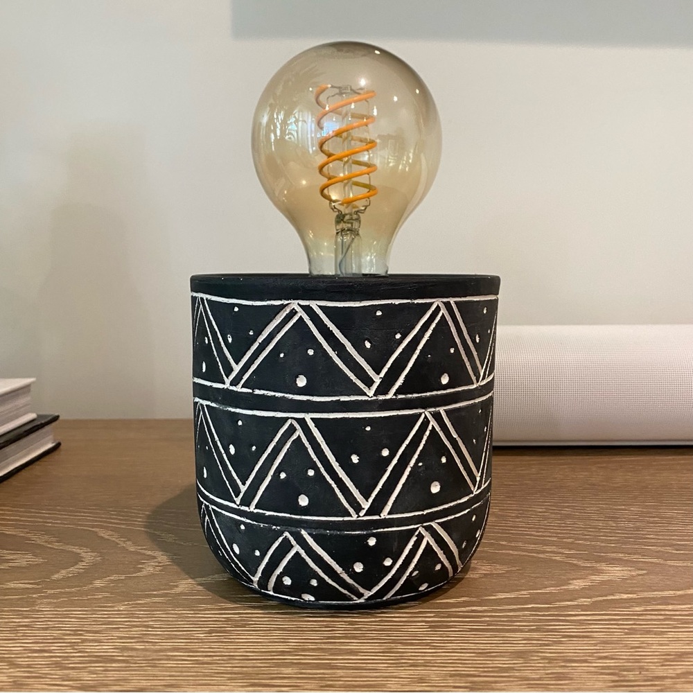Anthropologie Accent Lamp- Hand Painted